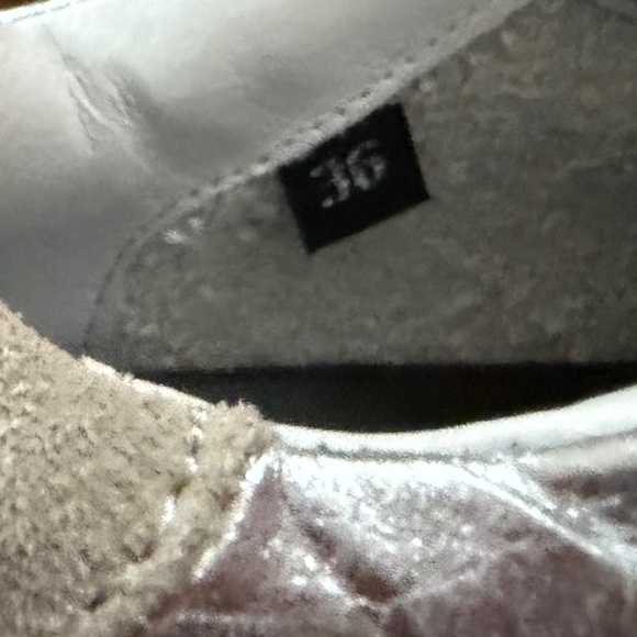 P448 JOHN GHINEA Fuschia & Silver Sneakers - Picture 5 of 5